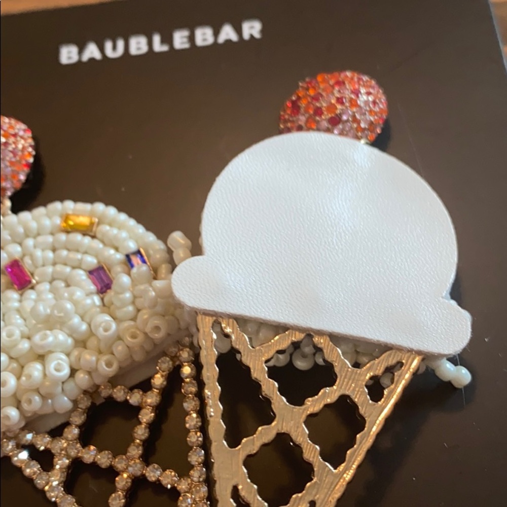 🎉HP🎉 New! BaubleBar vanilla ice cream cone - Picture 8 of 9